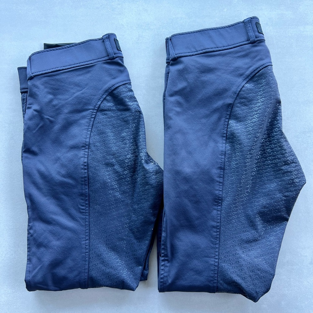 BUNDLE of 2 DOVER SADDLERY full seat breeches size 26 riding horse equestrian